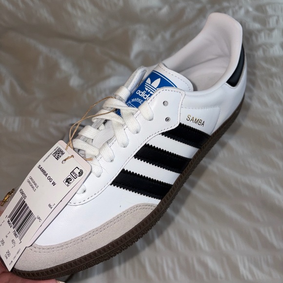 Adidas Samba OG White Black Sneakers - Picture 2 of 7